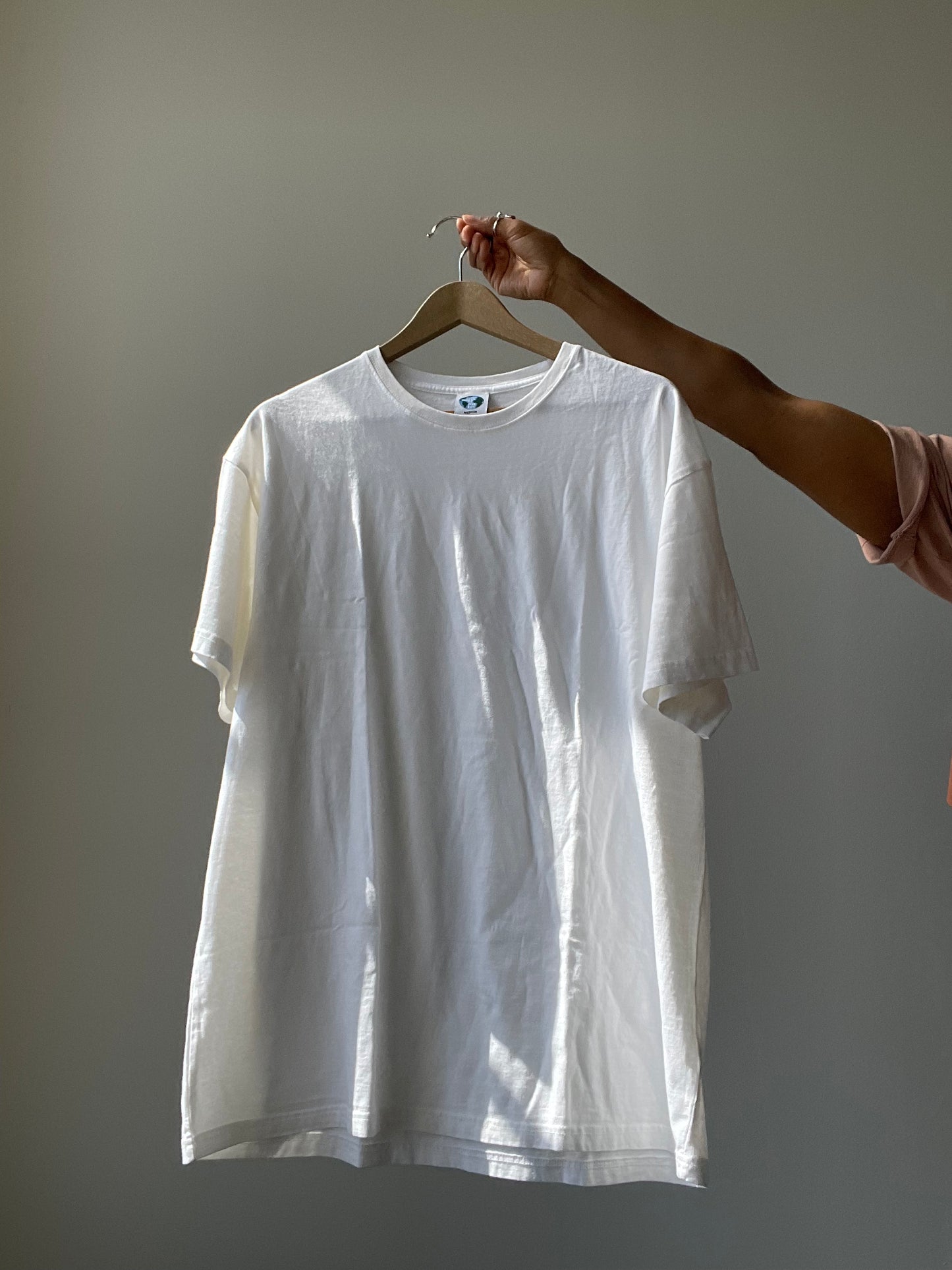 Angels Organic Cotton Oversized Tee In White