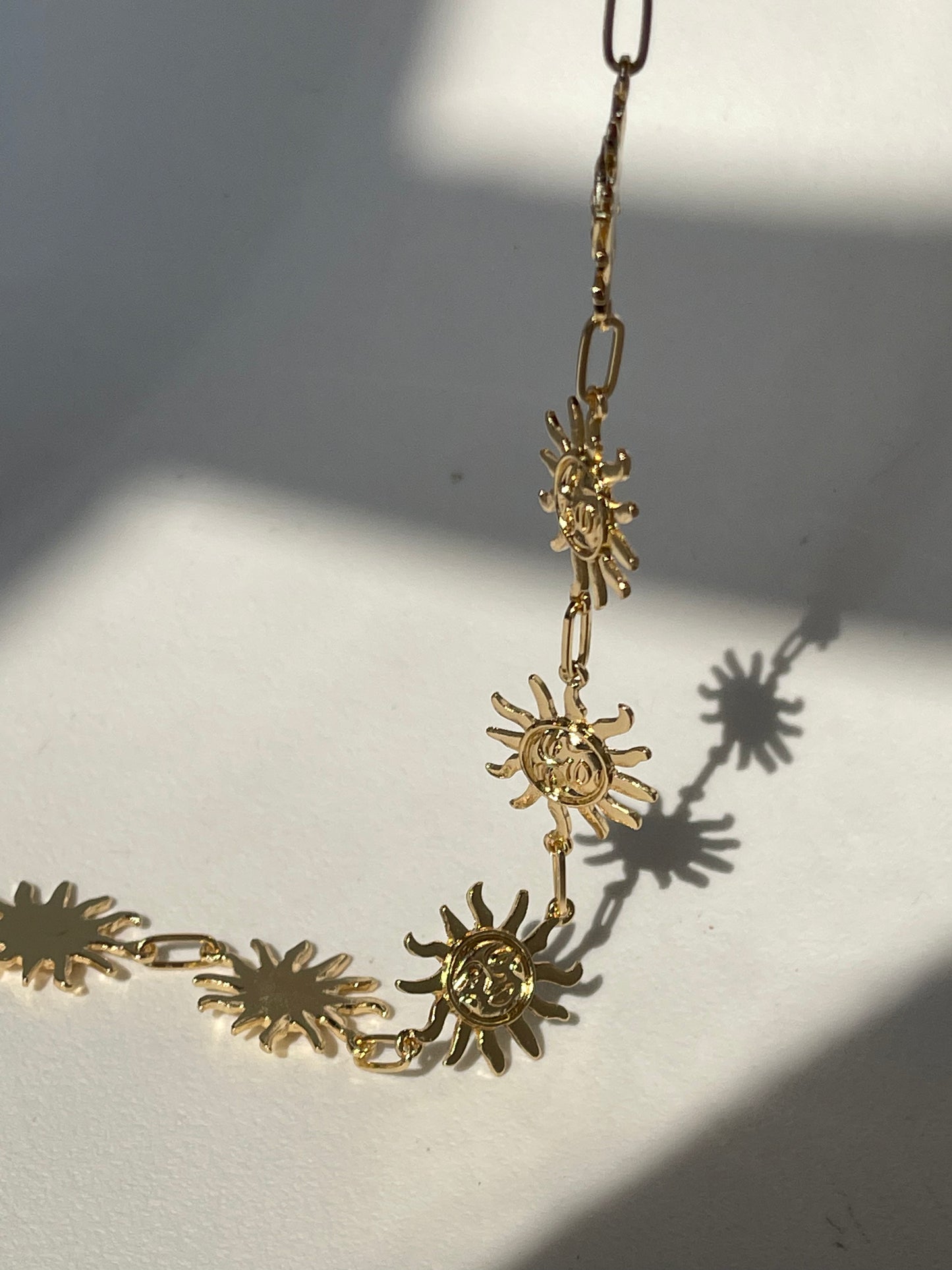 Texas Sun Chain Belt In Gold