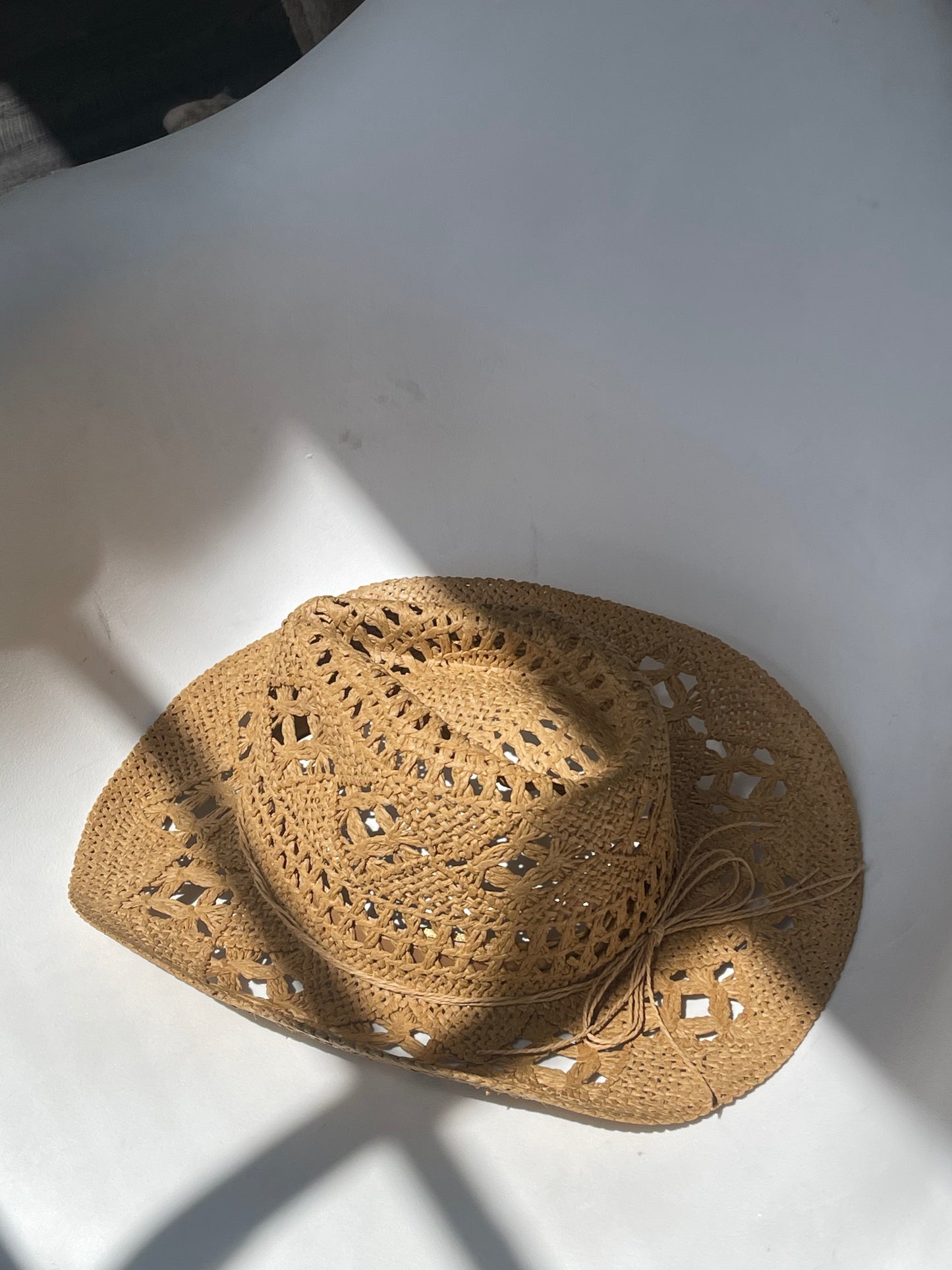 Madison Handmade Summer Cowboy Hat In Tan