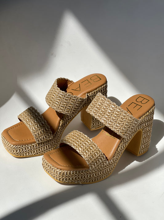 Killeen Summer Platform Sandal In Tan
