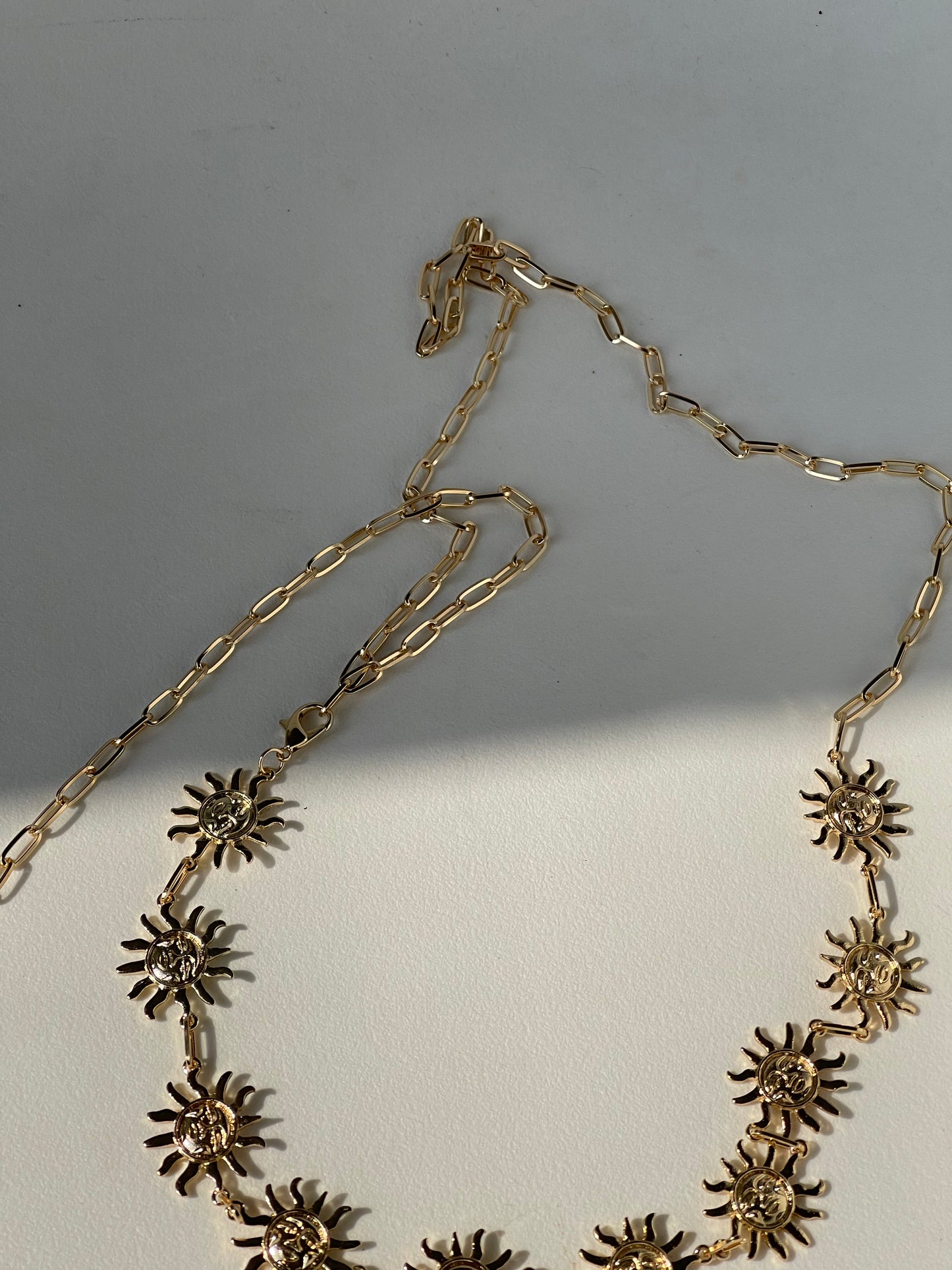Texas Sun Chain Belt In Gold