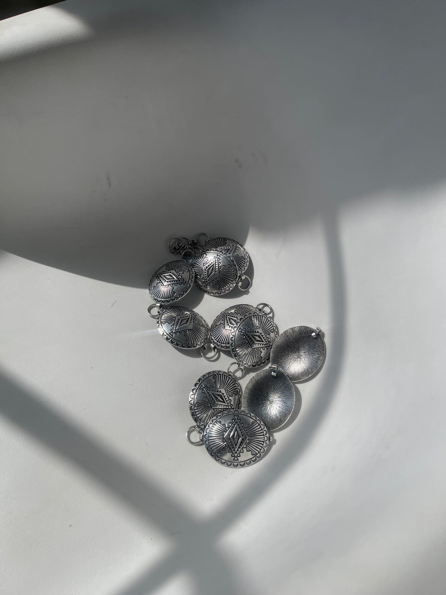 Denton Metal Chain Belt In Silver