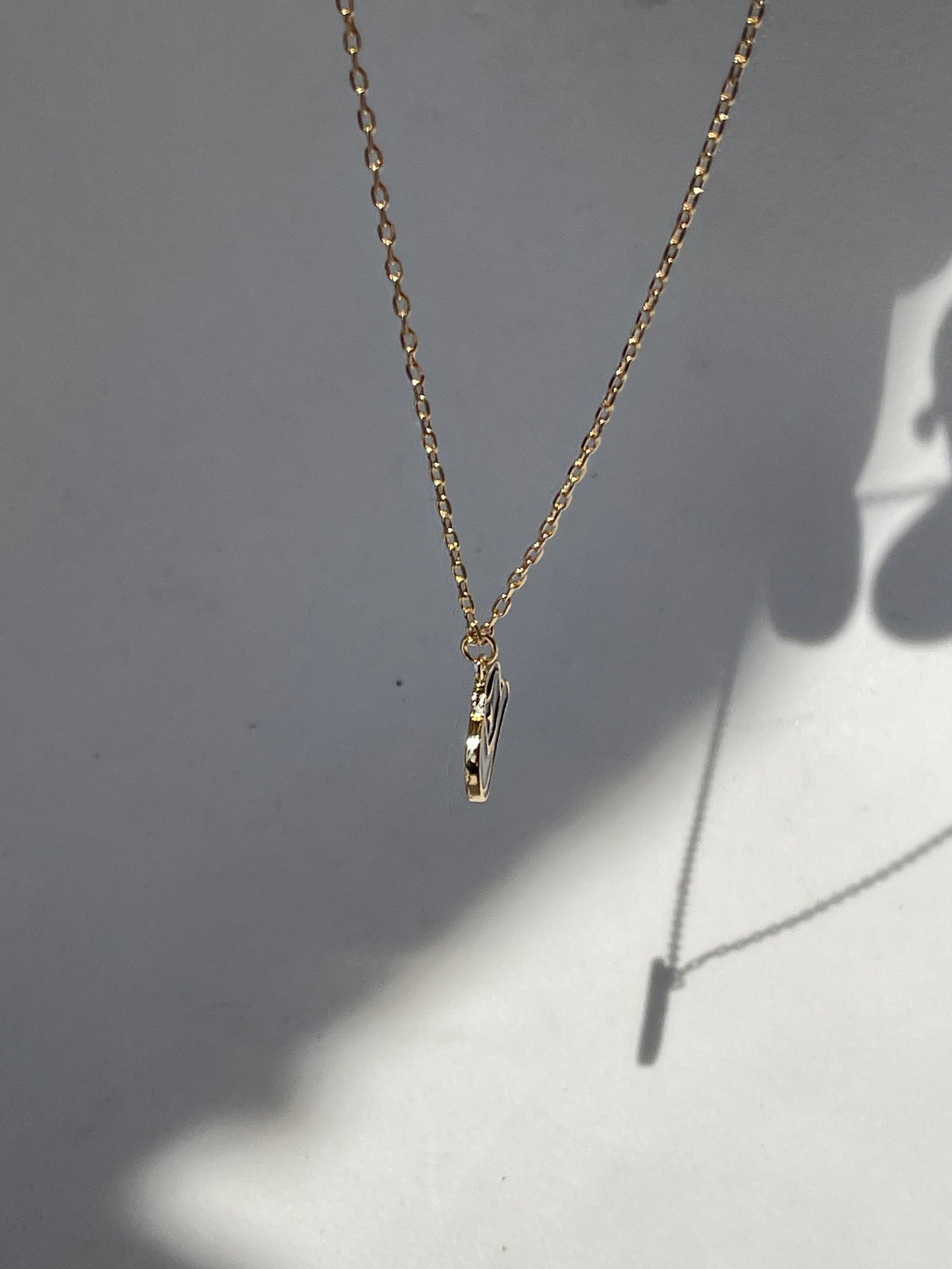 Cowboy Hat Charm Necklace In Black