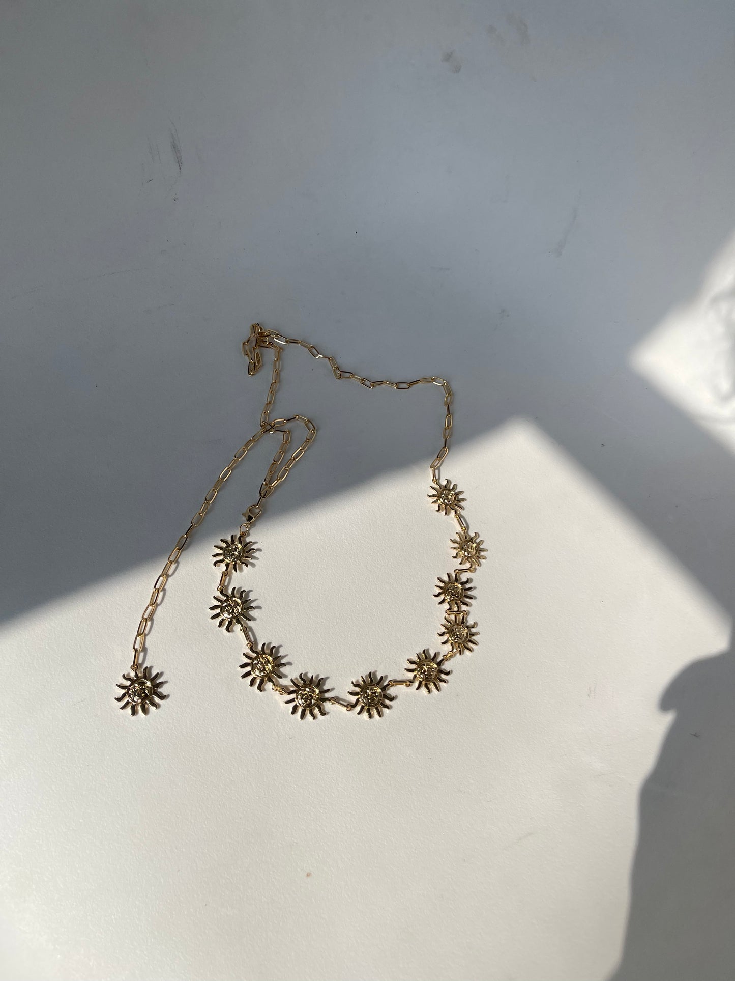 Texas Sun Chain Belt In Gold