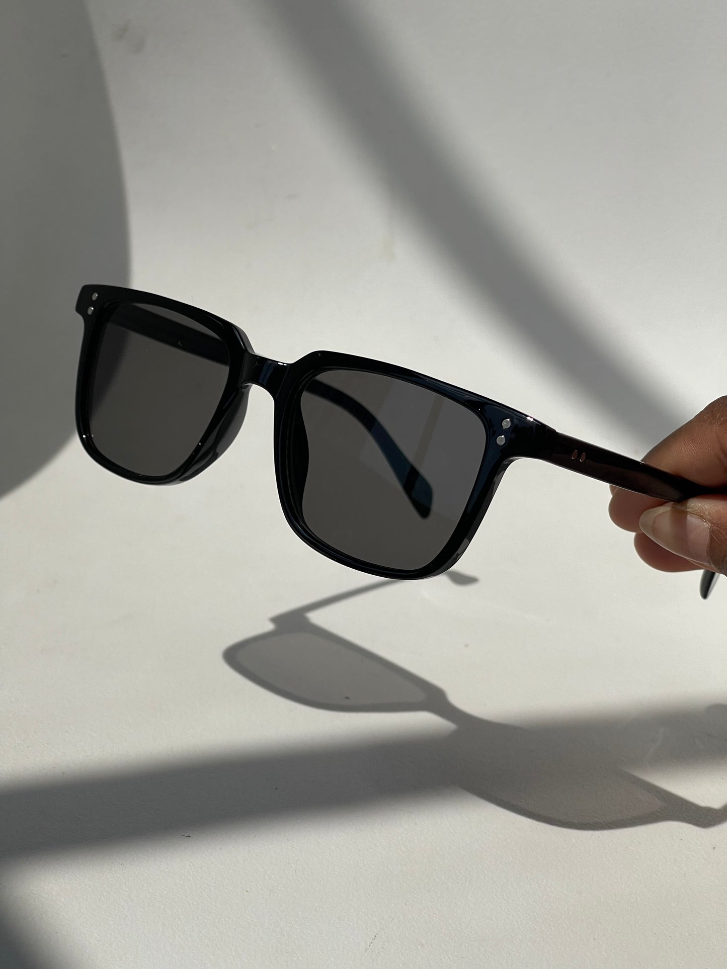 Katie Classic 80s Style Sunglasses In Black