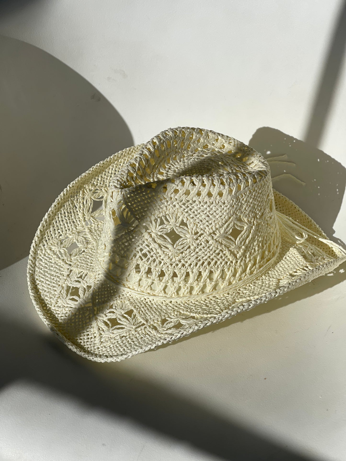 Addison Handmade Summer Cowboy Hat In Ivory