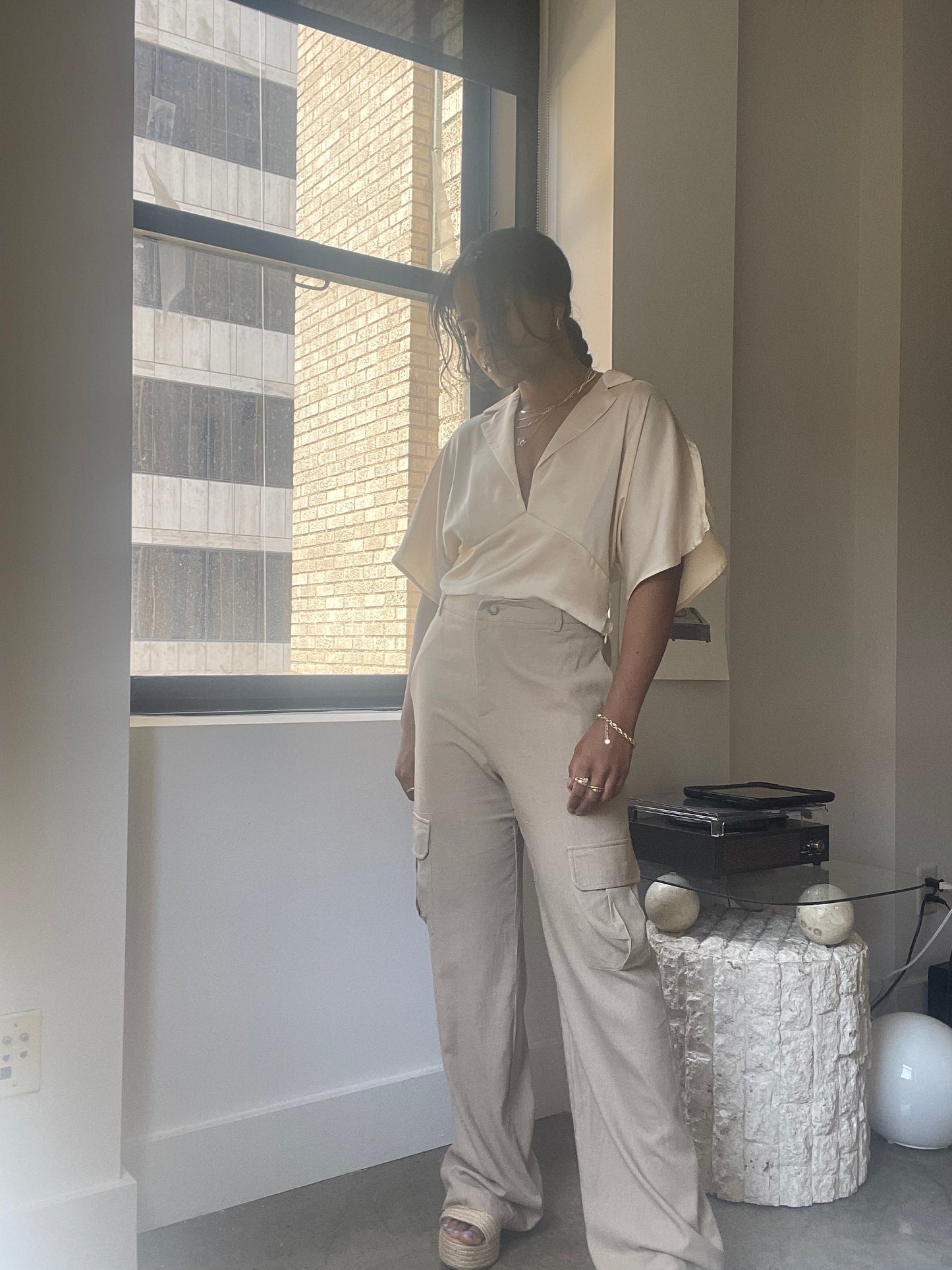 Kelly Kimono Top In Cream