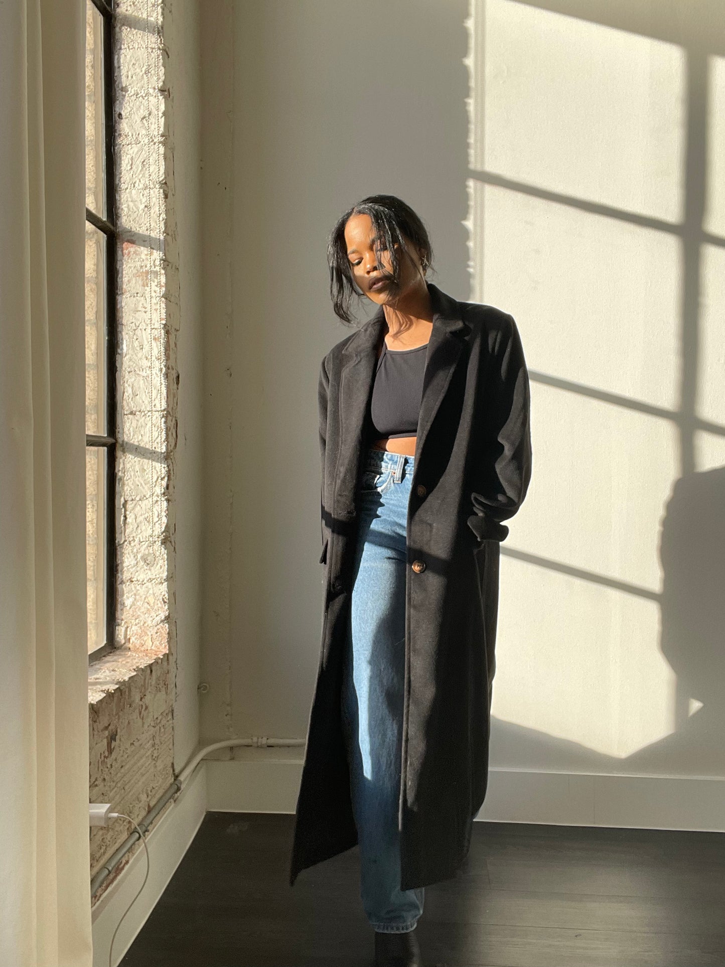 Emelyn Overcoat In Black