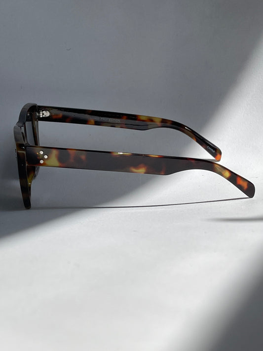 Estrella Square Cat Eye Sunglasses In Tortoise