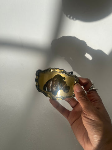Vintage Style 3D Bear Belt Buckle