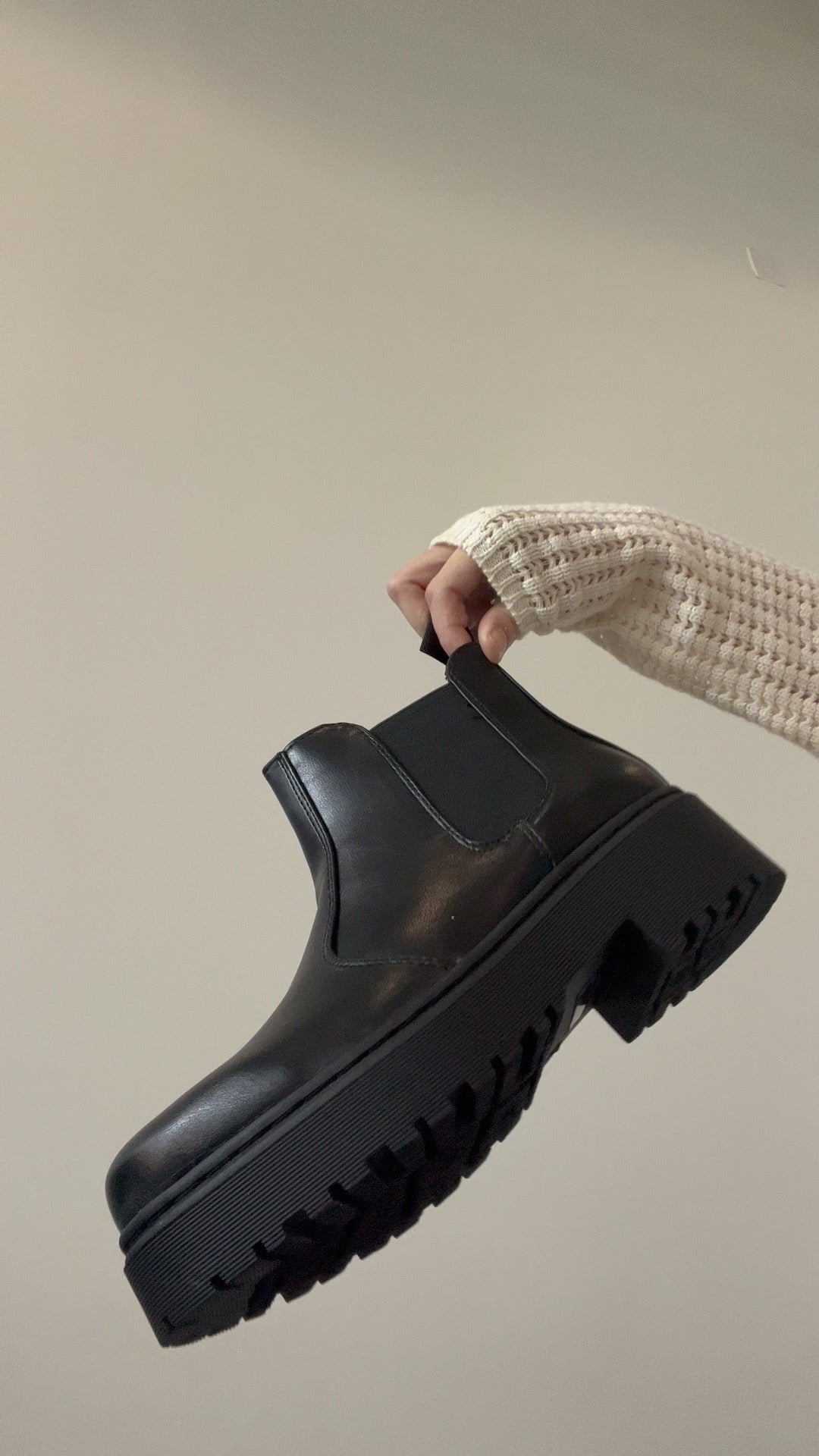 Rocky Mid Flatform Bootie In Black