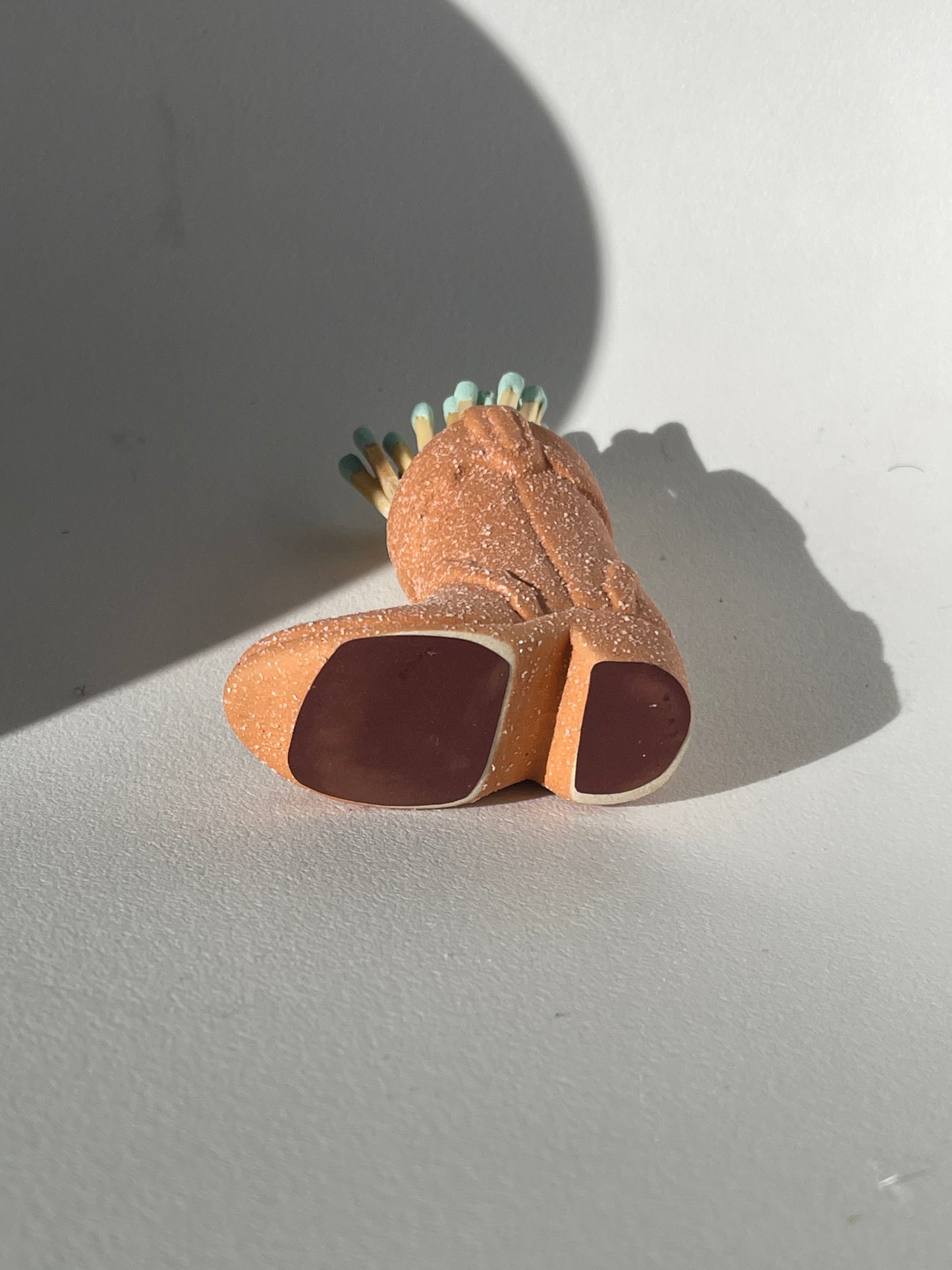 Cowboy Boot Match Holder In Red Sand
