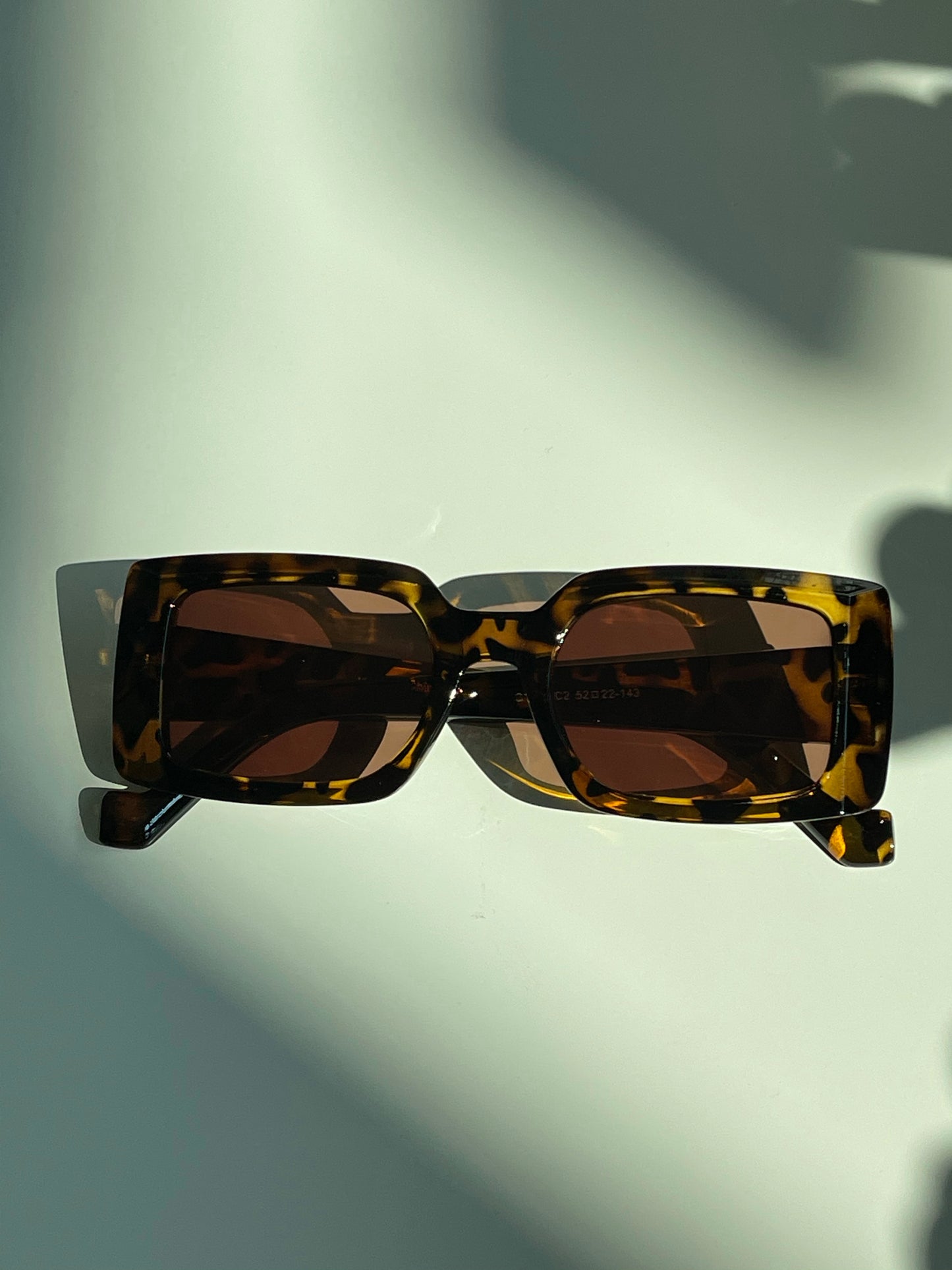 Audrey Oversized Square Sunglasses In Tortoise