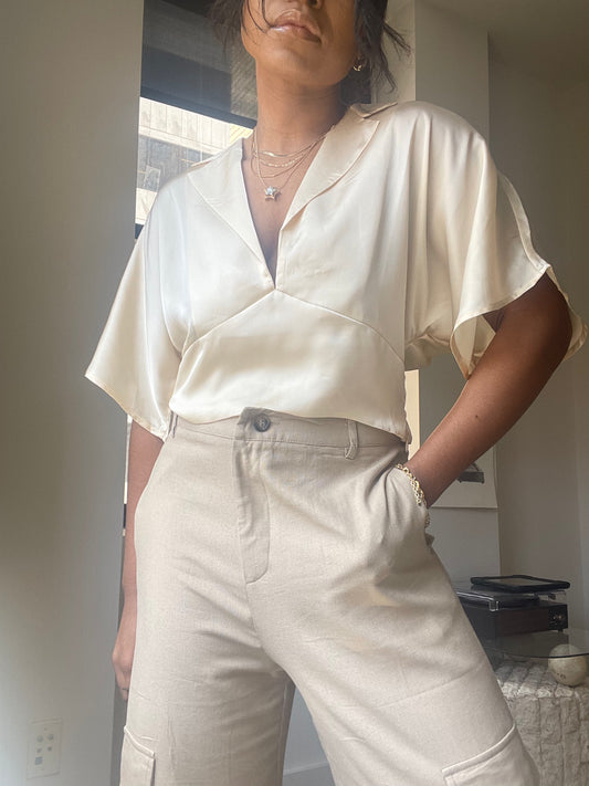 Kelly Kimono Top In Cream
