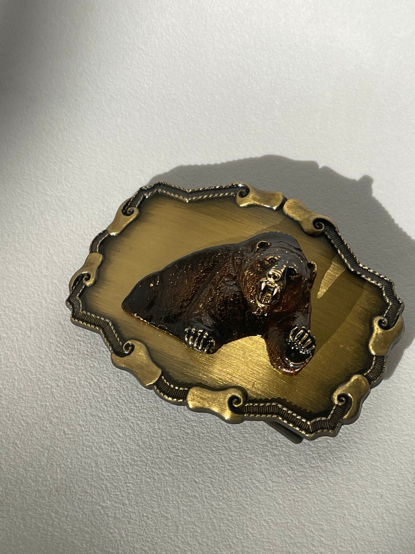 Vintage Style 3D Bear Belt Buckle