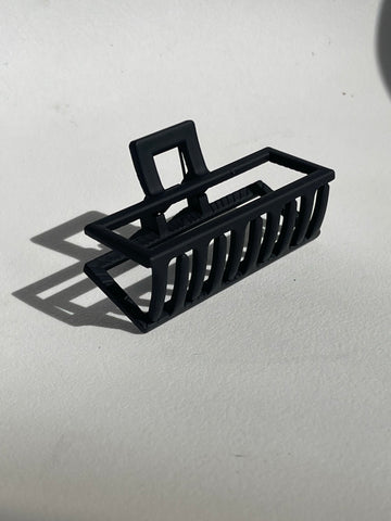 Bawi Geo Claw Clip In Matte Black