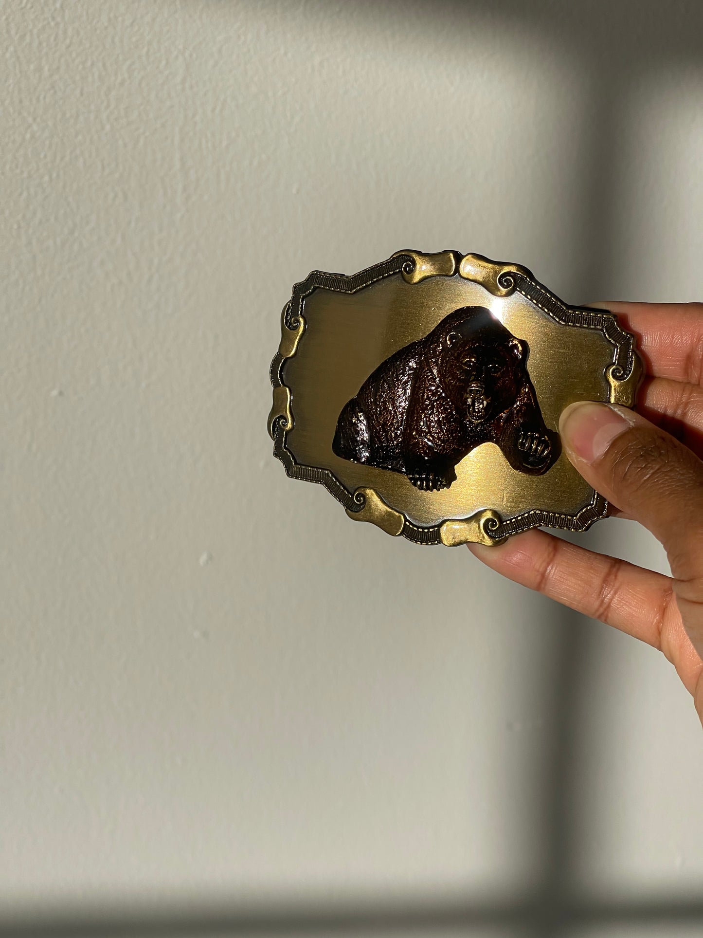 Vintage Style 3D Bear Belt Buckle