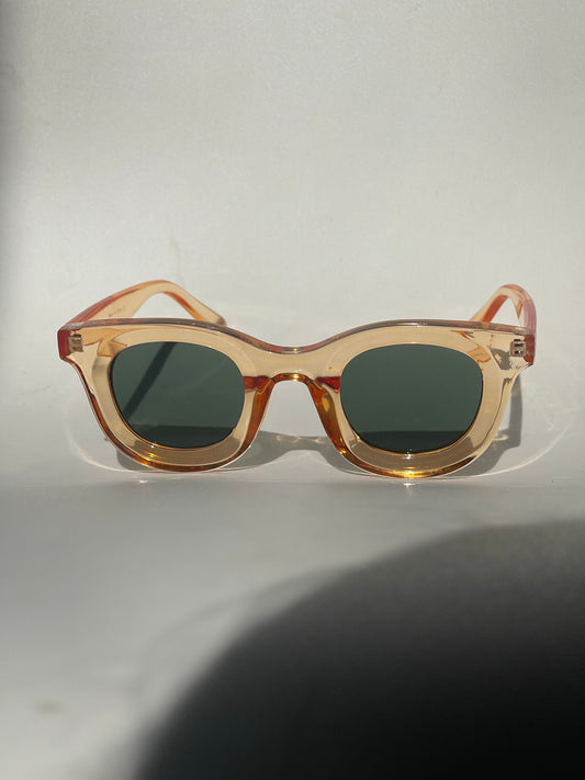 Heather Sunglasses In Lemon Green
