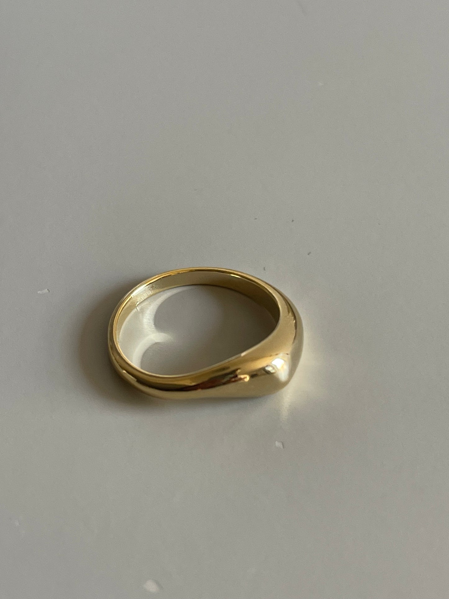 Mini Dome Peak Ring In Gold
