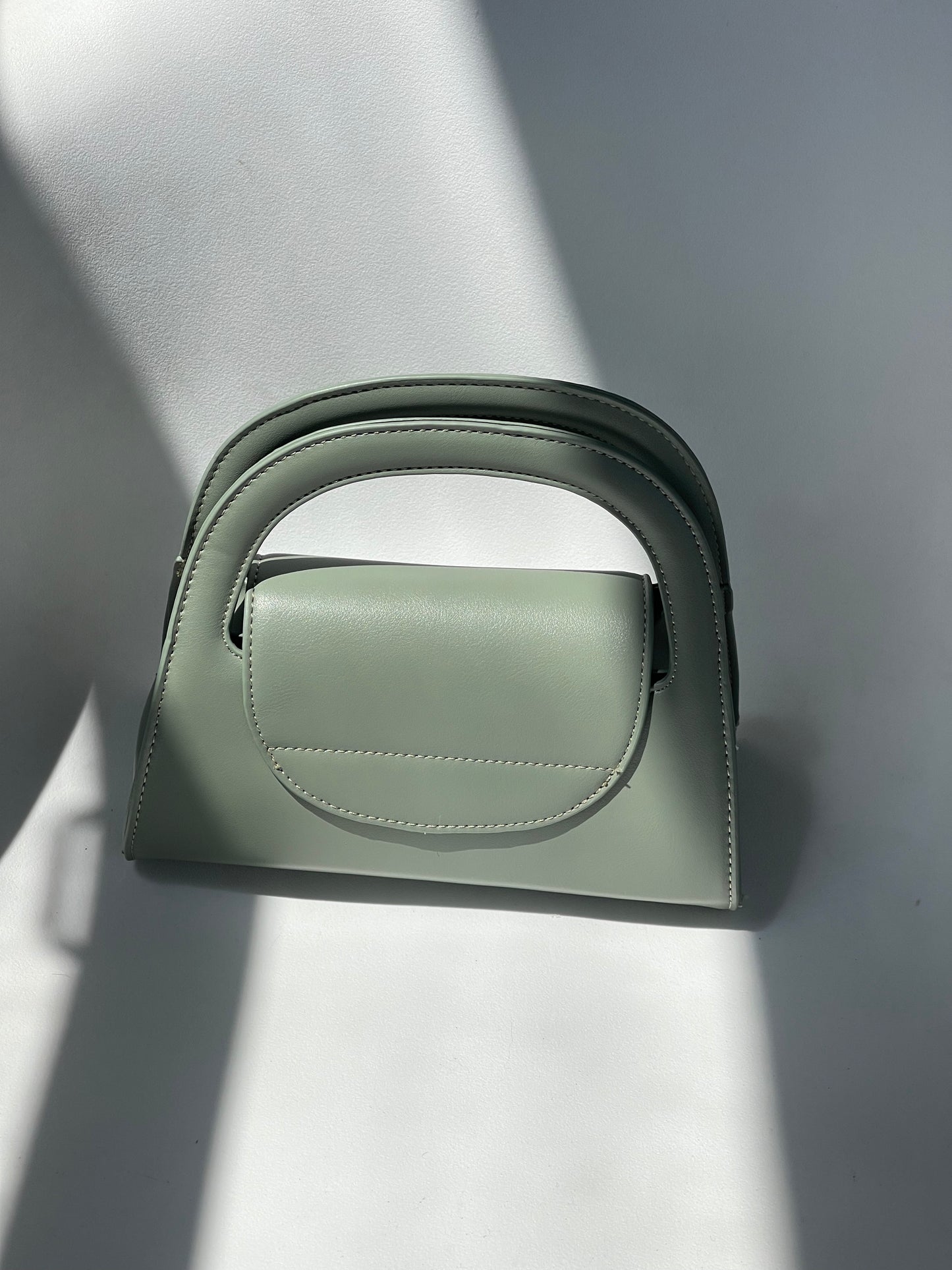 Denise Handle Crossbody Bag In Dust Sage