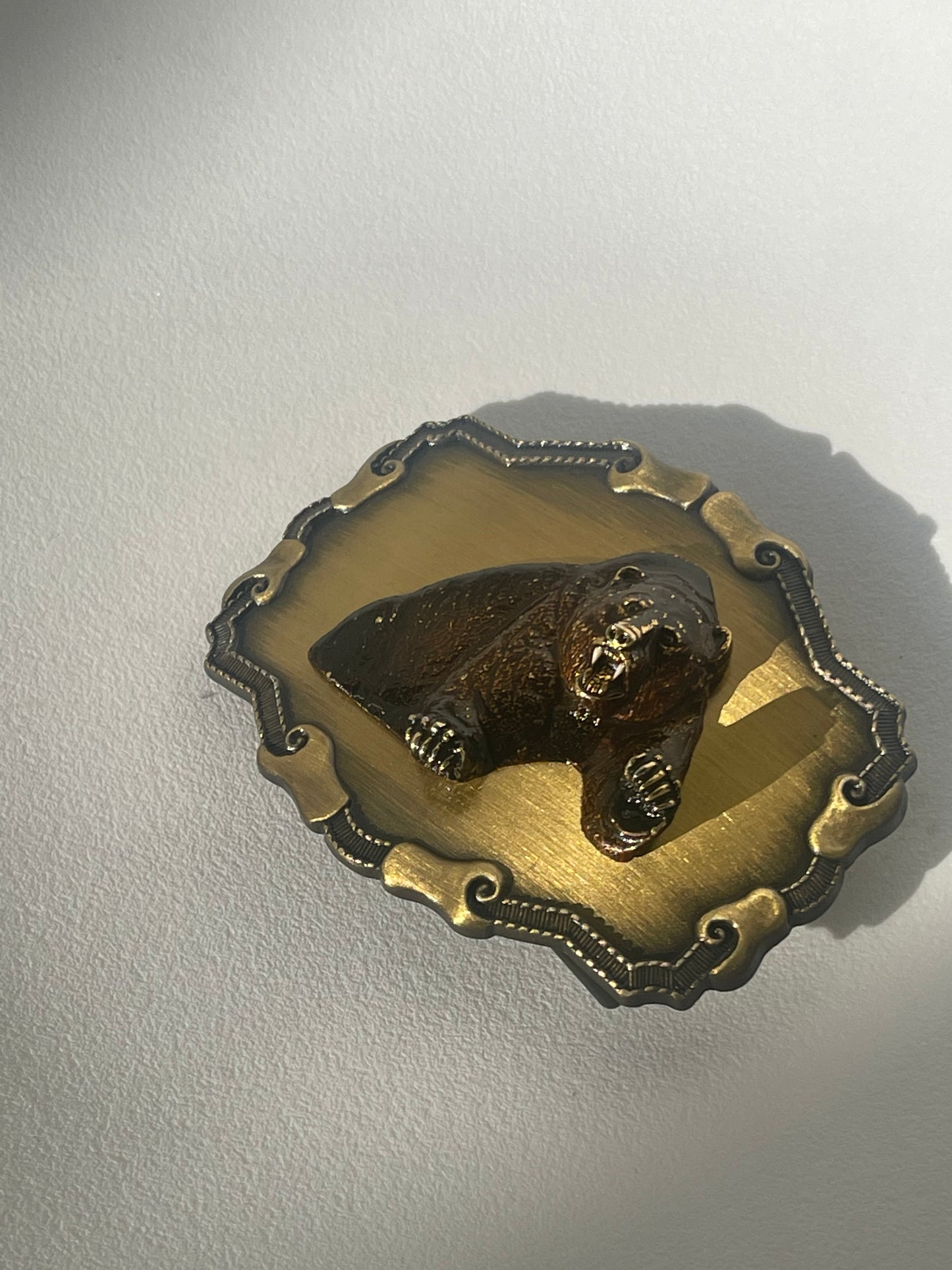 Vintage Style 3D Bear Belt Buckle
