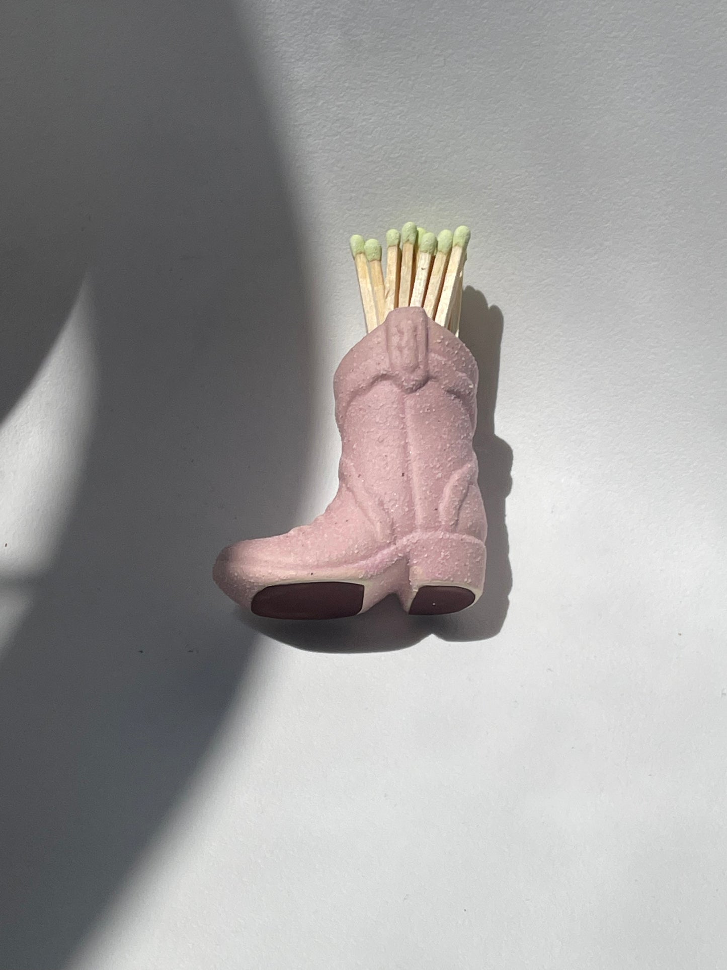 Cowboy Boot Match Holder In Pink