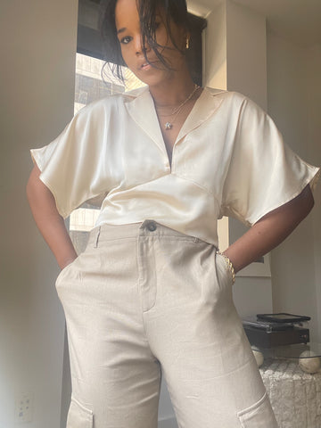 Kelly Kimono Top In Cream