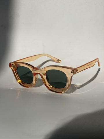 Heather Sunglasses In Lemon Green