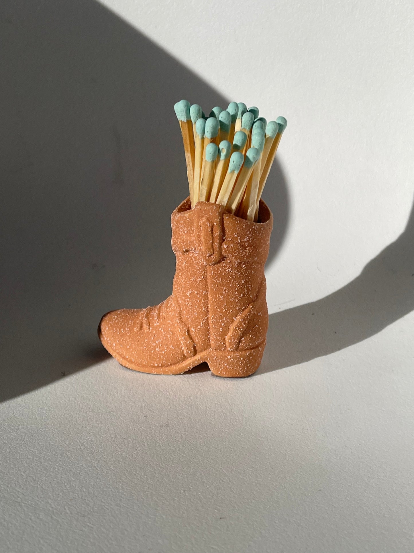 Cowboy Boot Match Holder In Red Sand