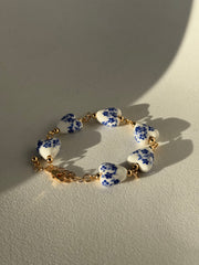 Chelsea China Glass Charm Bracelet