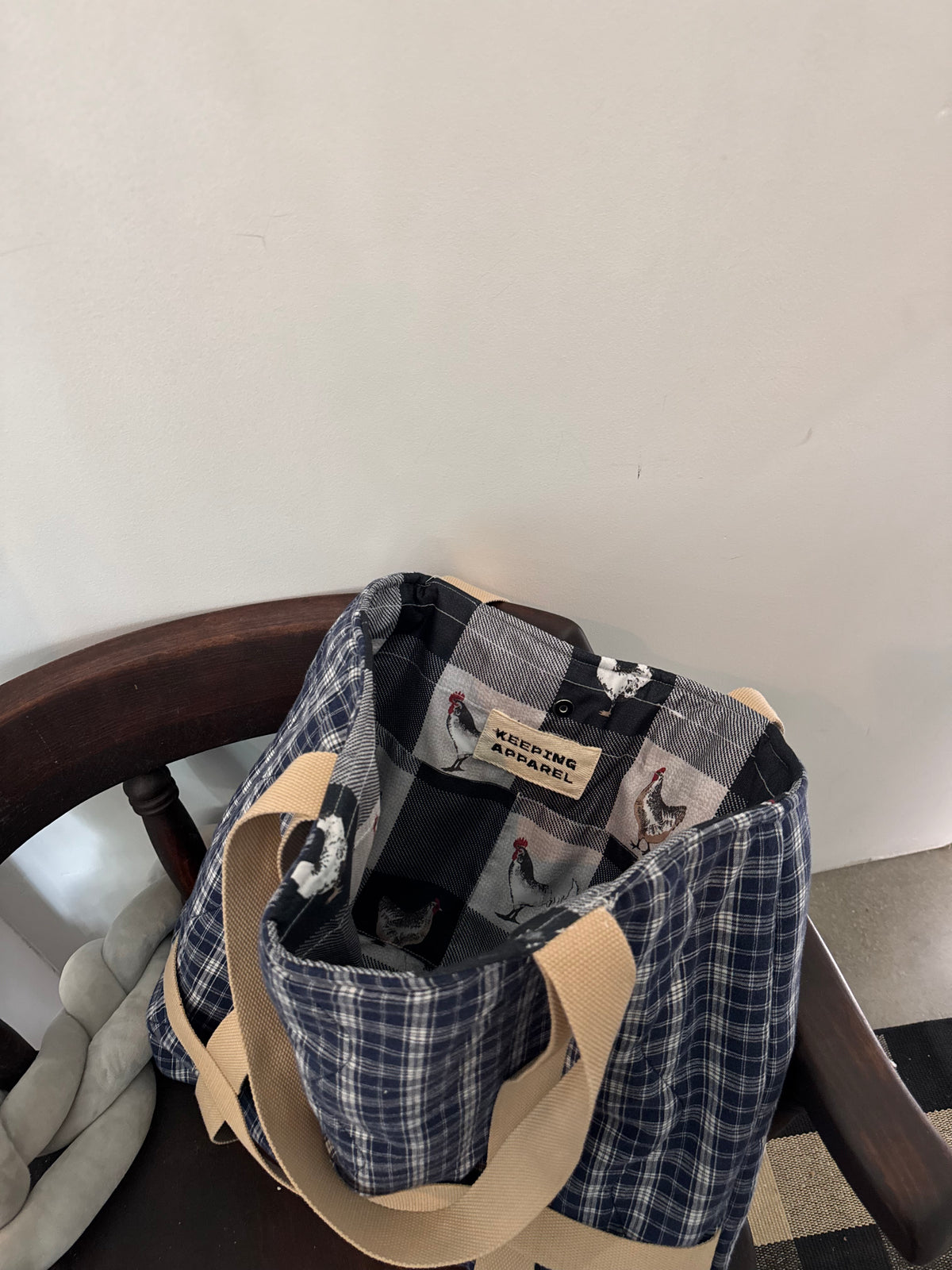 Haselden Handcrafted Hat Holder Tote Bag
