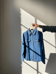 Cassidy Classic Long Sleeve Denim Button Down