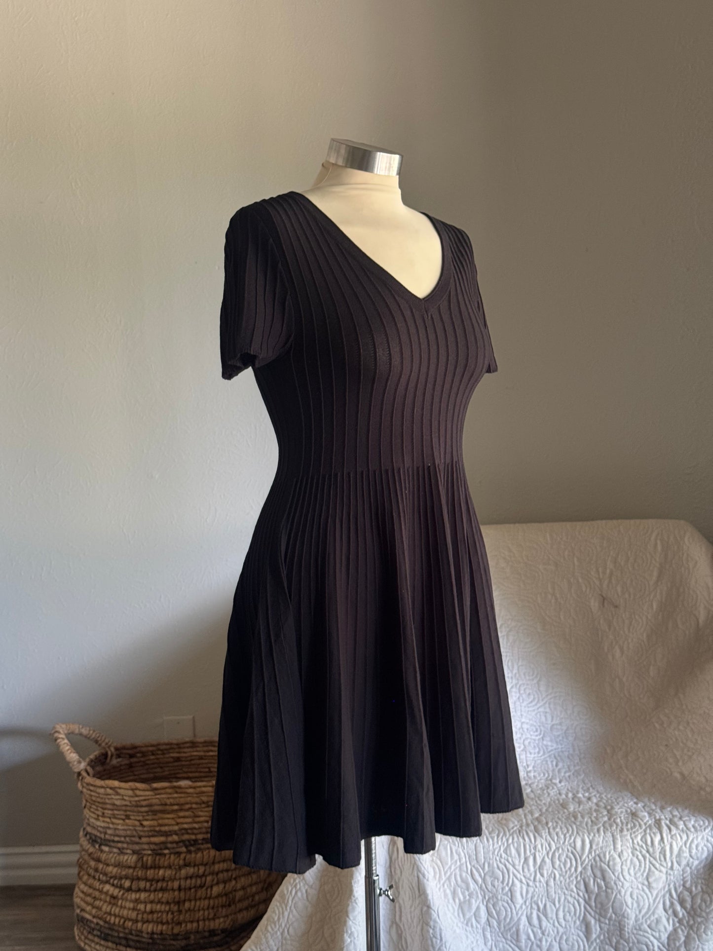 Paula Classic Ultra Soft Day Dress In Black