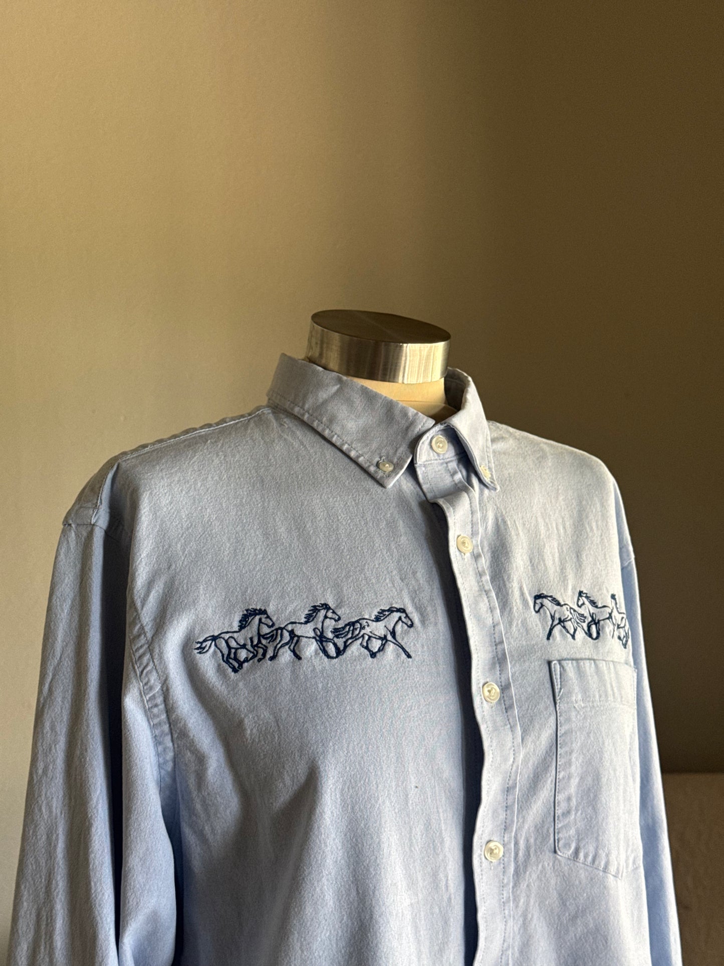 Jaxson Handcrafted Embroidered Button Down