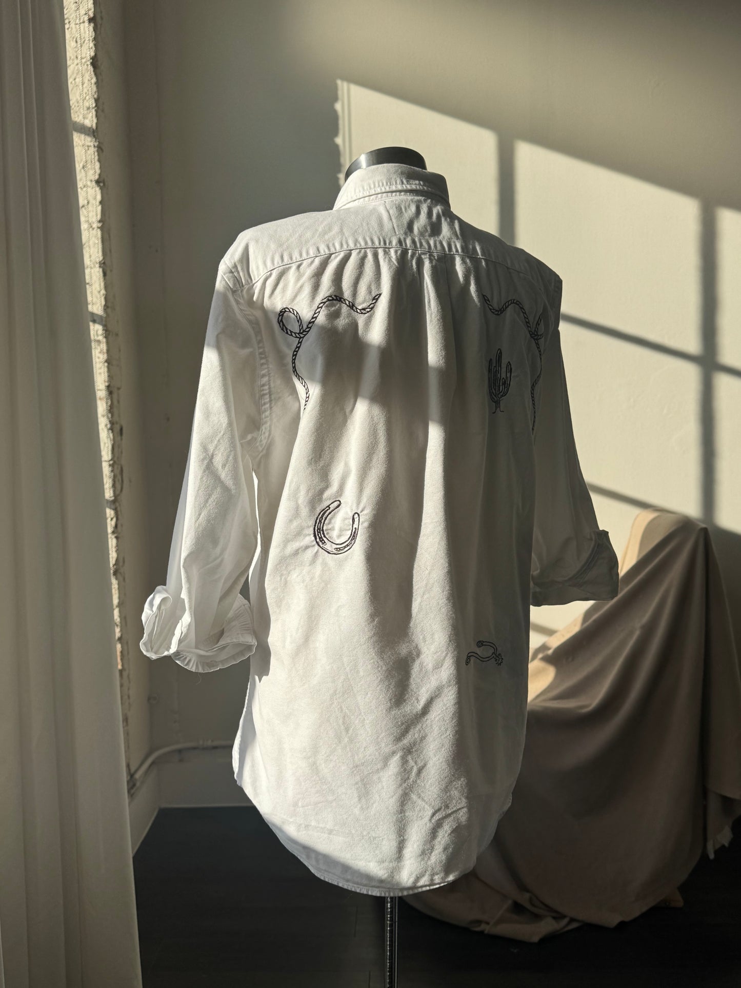 Jaxson Handcrafted Embroidered Button Down
