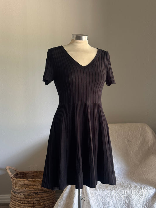 Paula Classic Ultra Soft Day Dress In Black
