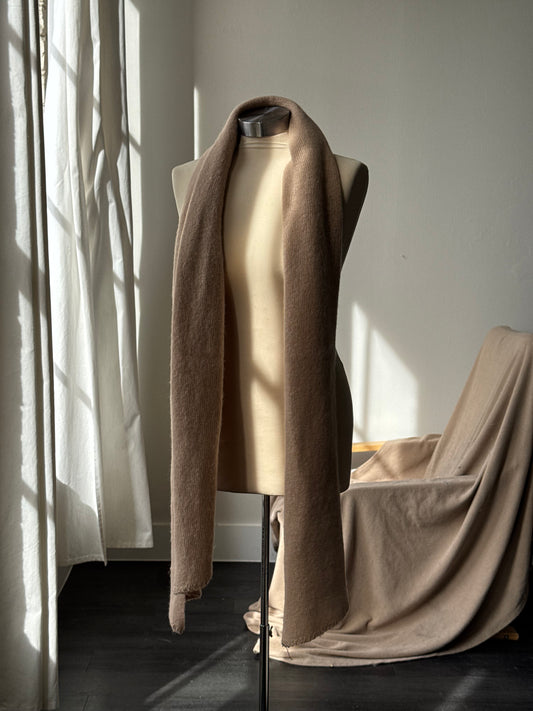 Tina Ultra Soft Classic Scarf In Taupe