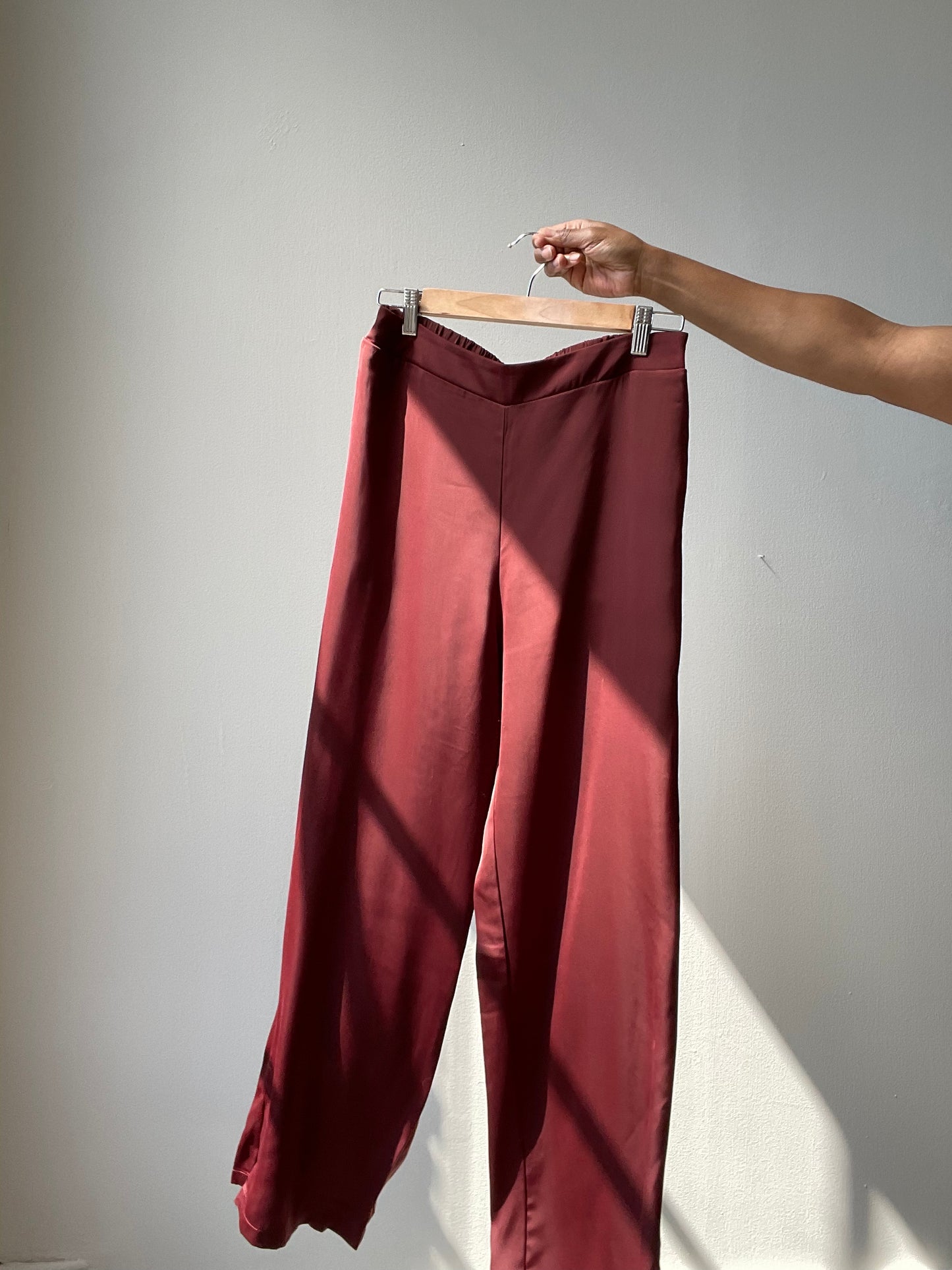 Lamesa Like Butter Pants In Merlot