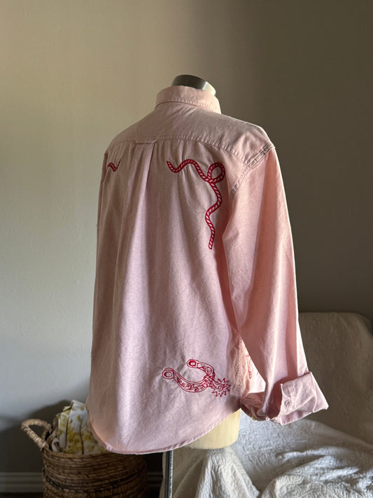 Jaxson Handcrafted Embroidered Button Down