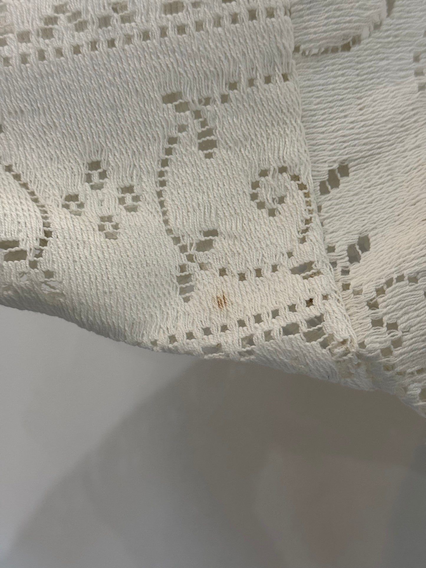 Ladell Handcrafted Vintage Shacket In Milk