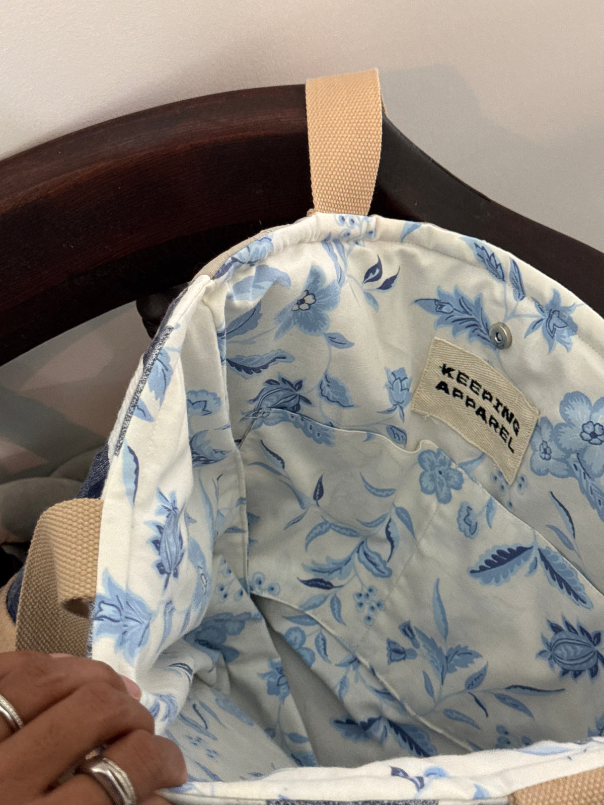 Haselden Handcrafted Hat Holder Quilted Tote Bag