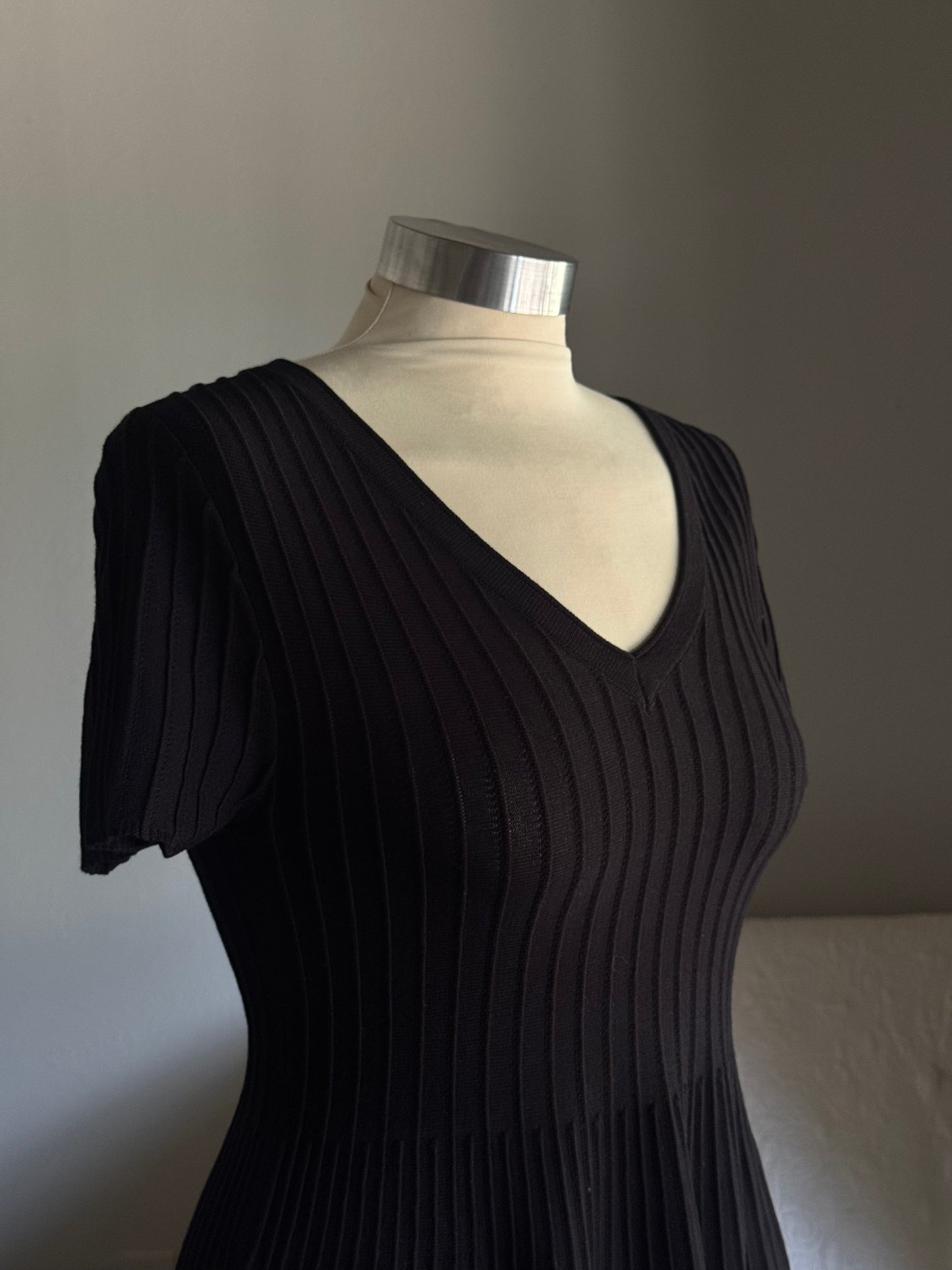 Paula Classic Ultra Soft Day Dress In Black