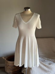 Paula Classic Ultra Soft Day Dress In Ivory