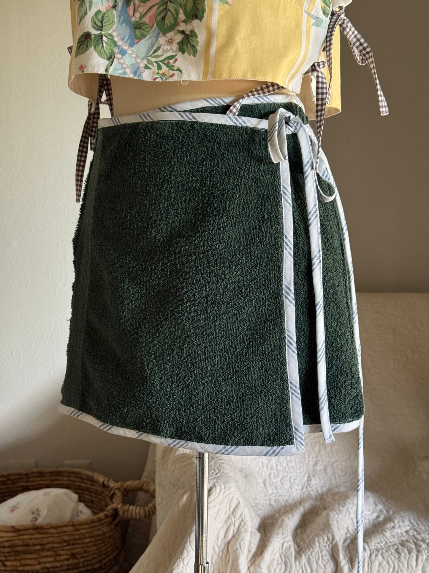 Delaney Handcrafted Towel Wrap Skirt