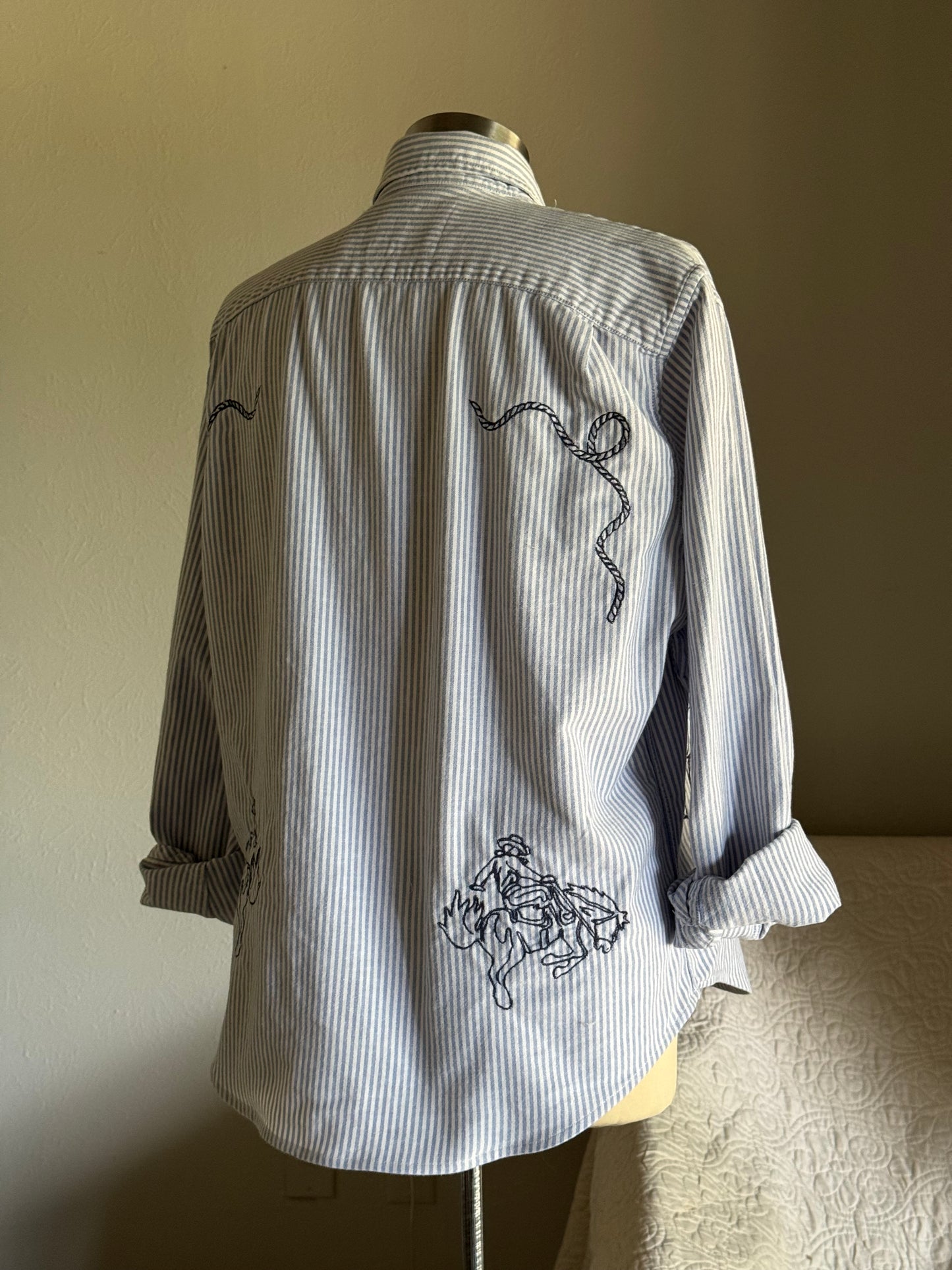 Jaxson Handcrafted Embroidered Button Down