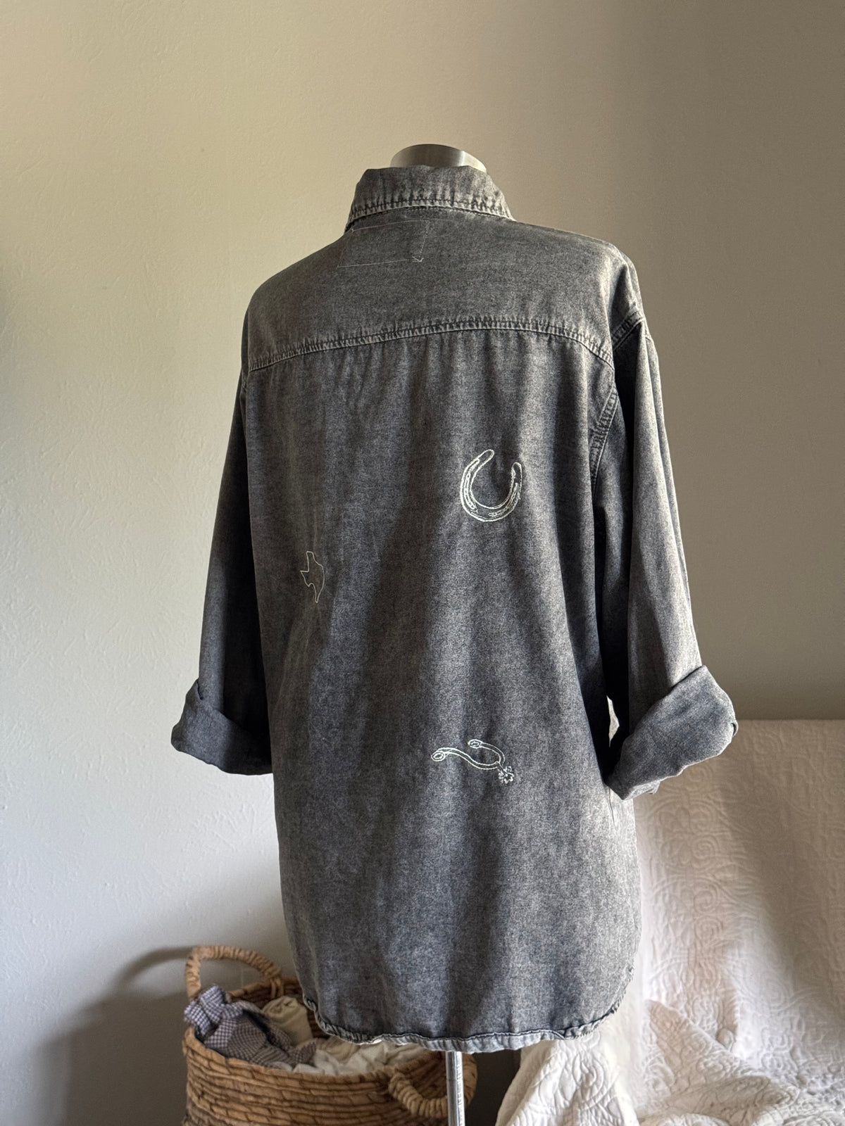 Jaxson Handcrafted Embroidered Button Down
