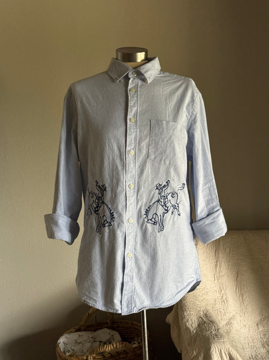 Jaxson Handcrafted Embroidered Button Down