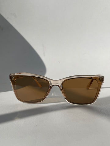 Tangi Triple Stud Classic Sunglasses In Taupe