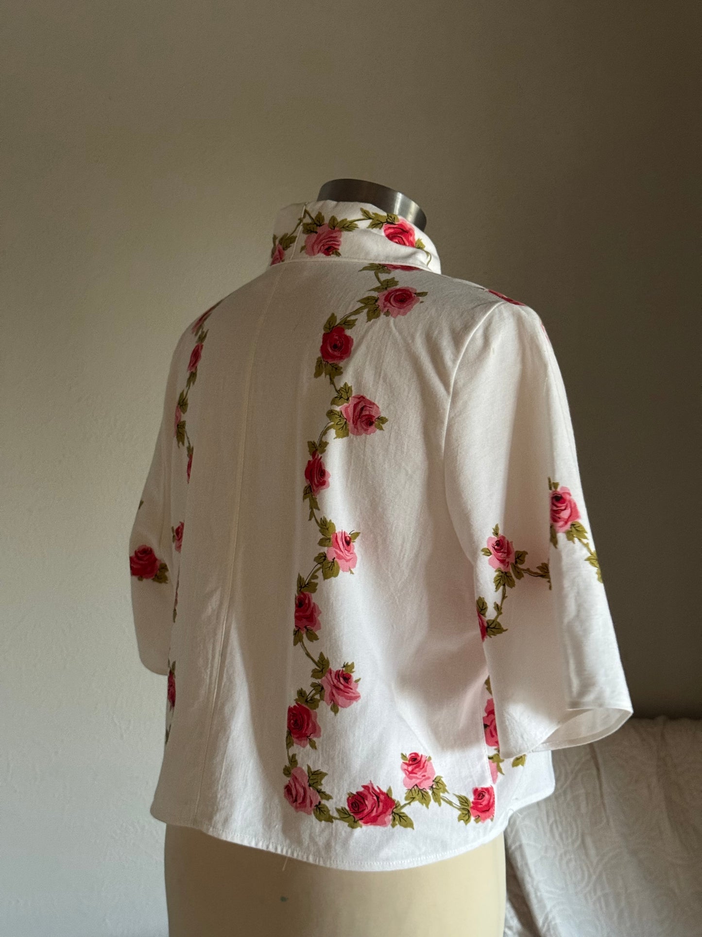 Judy Handcrafted Vintage Copped Button Down
