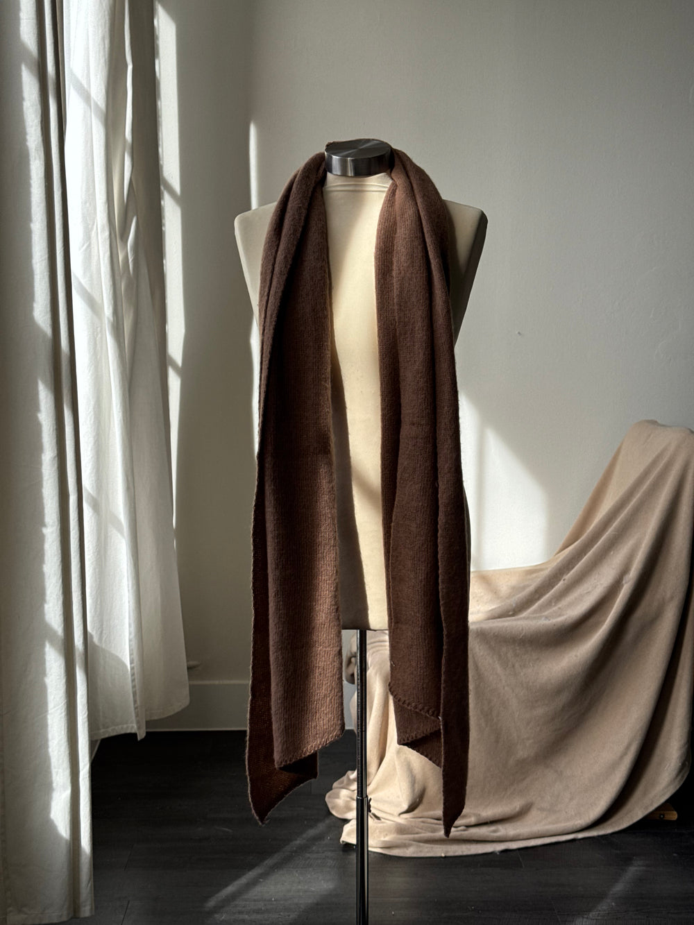 Tina Classic Ultra Soft Scarf In Mocha